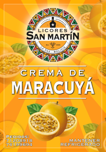 Crema de maracuyá