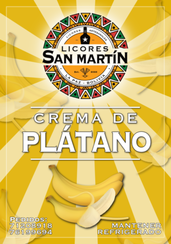 Crema de plátano
